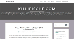 Desktop Screenshot of killifische.com